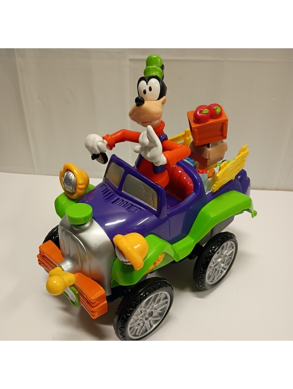Disney Goofy**SEE VIDEO** Jalopy Car Bumpy Ride Vehicle~Working~No Remote